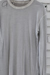 Boris Bidjan Saberi 24 Autumn Winter Long Sleeve Round Neck T-shirt LS1.5RF-FCX00010-F.LIGHTGREY FADED LIGHTGREY
